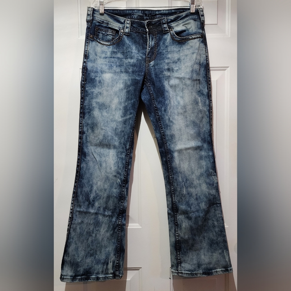 Cowgirl Tuff Women's Western Riding Jeans 31x31 Bootcut - "Wild & Wooley OMG"